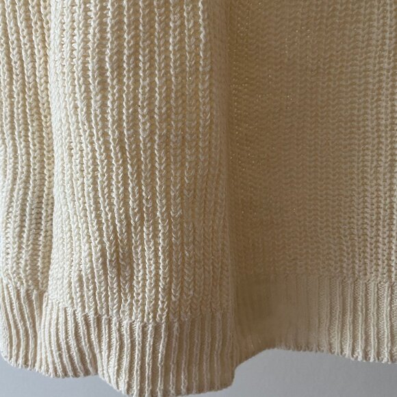 Faherty Linen/Cotton Knit Sleeveless Top - Picture 3 of 7